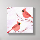 Search for cardinal painting canvas prints Watercolor