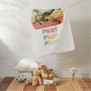 Search for airplane baby blankets Pilot