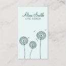 Search for dandelion business cards Minimalist
