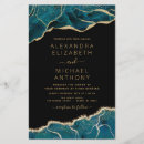 Search for teal blue black wedding invitations Gold