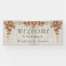 Search for bride and groom name banners Welcome