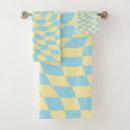 Search for blue and yellow bath towels Pattern