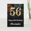 Search for 56th birthday cards Fifty sixth birthday