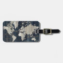 Search for world map luggage tags Wanderlust