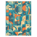 Search for teal and orange tablecloths Geometric
