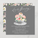 Search for bridal tea invitations Modern