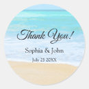 Search for beach wedding stickers Ocean