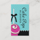 Search for cake pops business cards Cute