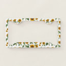 Search for sunflower license plates Yellow flowers