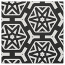 Search for black and white star fabric Geometric