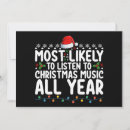 Search for music christmas invitations Santa