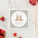 Search for gender reveal napkins Pink bow