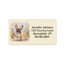 Search for french bulldog return address labels Pets