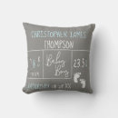 Search for nursery pillows Birth stats
