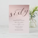 Search for for her 60th birthday invitations Pink