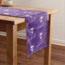 Search for purple table runners Tarleton alumni celebration