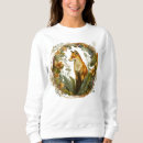 Search for fox womens hoodies Watercolor