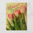 Search for happy spring postcards Tulips