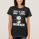 Search for snowman tshirts Trendy