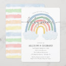 Search for co ed baby shower invitations Watercolor