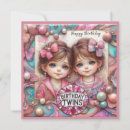 Search for twins birthday cards Cute