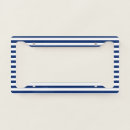 Search for nautical license plate frames Blue and white