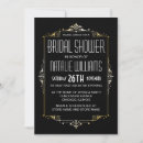Search for 1920s bridal shower invitations retro