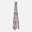 Search for hand print ties colorful