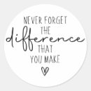 Search for you make a difference stickers Appreciation