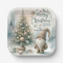 Search for christmas gnome plates Whimsical