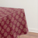 Search for burgundy gold tablecloths Modern
