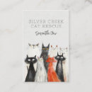 Search for animal rescue business cards Cats