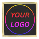 Search for logo lapel pins Black white