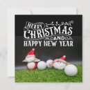 Search for funny golf christmas cards Santa
