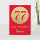 Search for 77th birthday cards Seventy seventh birthday