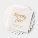Search for 25th anniversary napkins Modern