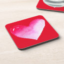 Search for valentines day coasters Watercolor