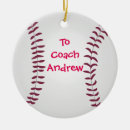Search for baseball coach ornaments Xmas