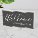Search for welcome to our home plaques Wood