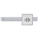 Search for monogram tie bars Black and white