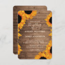 Search for rustic sunflower wedding invitations Modern typography