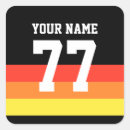 Search for jersey number stickers Orange