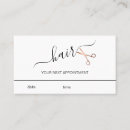 Search for logo appointment cards White