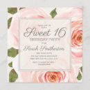 Search for tea sweet 16 invitations Elegant