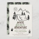 Search for adventure birthday invitations Backyard