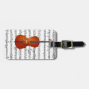 Search for music luggage tags Cello