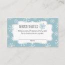 Search for winter diaper raffle baby shower invitations Snowflakes