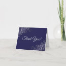 Search for blue and silver thank you cards Formal