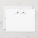 Search for monogram note cards Classy