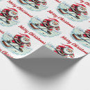 Search for hockey wrapping paper Santa